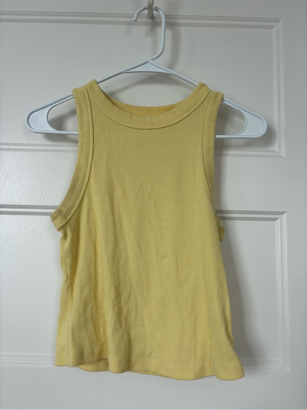 Old Navy Yellow Ribbed Tank - Scoop Neck